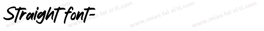Straight font字体转换